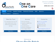 Tablet Screenshot of ohanapacificrehab.com